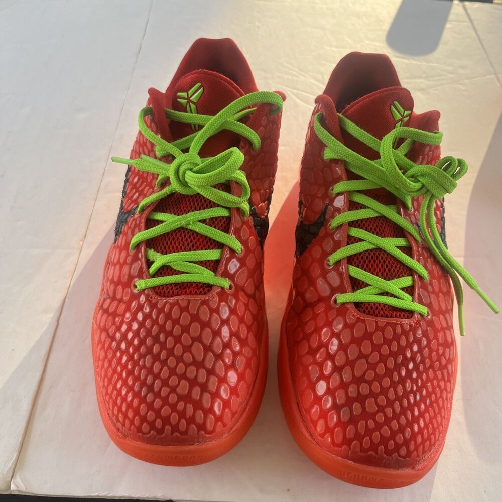 Fv9676-600 Size6.5 Kobe 6 Protro Gs Reverse Grinches